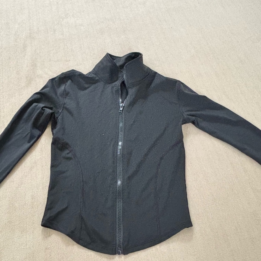 Women's Black Zip-Up Jacket